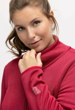Ulla Popken Fleecejacke - Rouge Azalée -Ulla Popken a408f22cc90742f3ba816ba60c7f5900