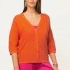 Ulla Popken PURL - Strickjacke - Clementine