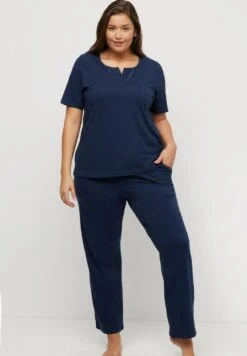 Ulla Popken Nachtwäsche Set - Nachtblau -Ulla Popken a543bd7e77ac420cbbfa8c44beb09823