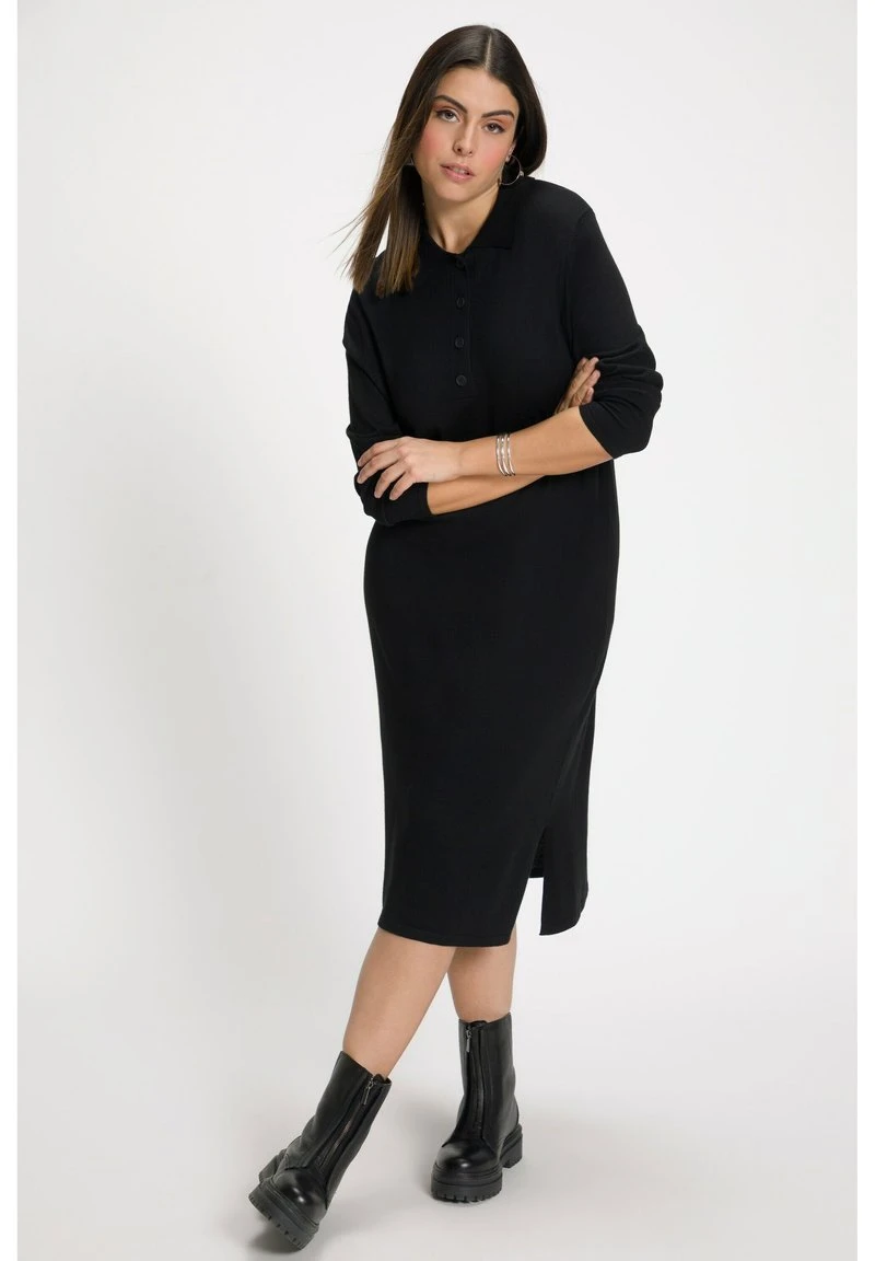 Ulla Popken Blusenkleid - Noir 4 Ulla Popken Blusenkleid - Noir – Bild 2