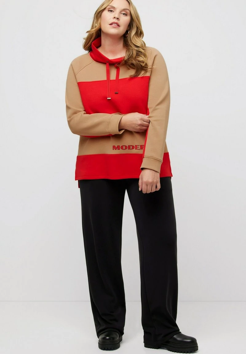 Ulla Popken Sweatshirt - Walnuss 3 Ulla Popken Sweatshirt - Walnuss – Bild 2