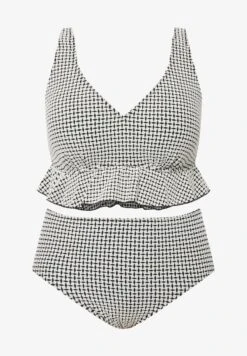 Ulla Popken SET DÉCOLLETÉ EN V - Bikini - Noir -Ulla Popken a6cfbd714eae463cb7bf510ff57f8f74