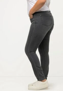 Ulla Popken GROSSE GRÖSSEN SARAH, 5-POCKET, HIG - Jeans Slim Fit - Grey Denim -Ulla Popken a6e7be8146f4453dba717e783a1b6f32