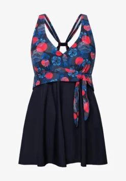 Ulla Popken Badeanzug - Marine -Ulla Popken a7a10bb899c249fa885f7580234b5121