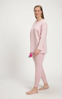 Ulla Popken Sweatshirt - Vieux Rose Clair -Ulla Popken a8b197689772445e9cba2cc173fbb603