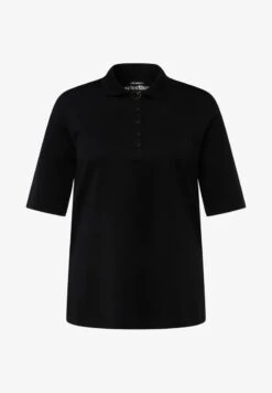 Ulla Popken COUPE CLASSIQUECOL PIMA - Poloshirt - Noir