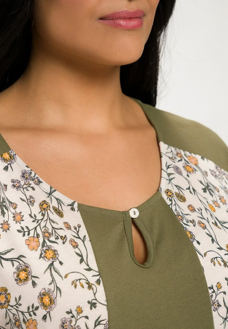 Ulla Popken Nachthemd - Lodengroen 6 Ulla Popken Nachthemd - Lodengroen – Bild 4