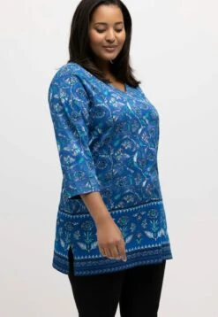 Ulla Popken Langarmshirt - Seeblau 13 Ulla Popken Langarmshirt - Seeblau -Ulla Popken a906a391dc5c4516ae4ee50c262af044 1