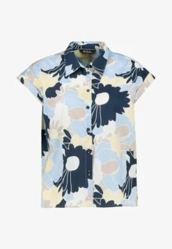 Ulla Popken VINTAGE-BLÜTEN,HALBARM - Hemdbluse - Marine -Ulla Popken a959be87b40c4b76b4a4d976ab68cc90