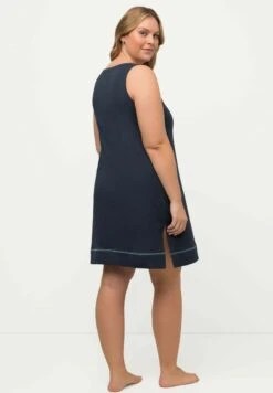 Ulla Popken LONGLINE CAT GRAPHIC - Nachthemd - Night Blue -Ulla Popken a997786ccc1a443ba26b1132fb3d8b6a