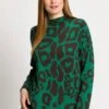 Ulla Popken Strickpullover - Vert Bouteille