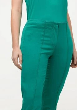 Ulla Popken AVEC PASSEPOIL ET TAILLE ÉLASTIQUE - Stoffhose - Vert Bleu -Ulla Popken aa2ad9373c1f4a7bbcb0598d6e79cda3