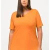 Ulla Popken RUNDHALSAUSSCHNITT - T-Shirt Basic - Cantaloupe Orange 1 Ulla Popken RUNDHALSAUSSCHNITT - T-Shirt Basic - Cantaloupe Orange -Ulla Popken aaac4c2cac554012a7fded57d13dec2c