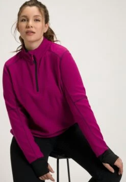 Ulla Popken Fleecepullover - Mûre -Ulla Popken aaf458fd139c4027940138863f041b5b