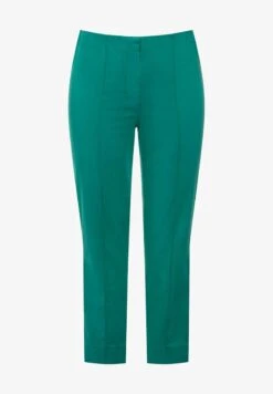 Ulla Popken AVEC PASSEPOIL ET TAILLE ÉLASTIQUE - Stoffhose - Vert Bleu -Ulla Popken ab939f7ac55f4d50affe93a7be580162