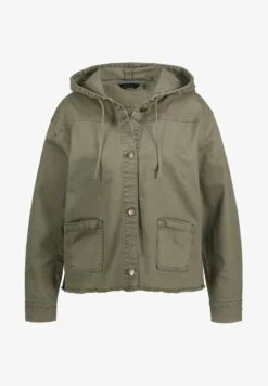 Ulla Popken Jeansjacke - Lodengroen -Ulla Popken abfe72f0002844499b6c5a839f79ed51