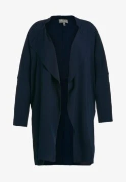 Ulla Popken OPSTAANDE KRAAG, WATERVALHALS - Strickjacke - Blauwe Bosbes -Ulla Popken ac1193ac6fe947208c50baf4dbb44037