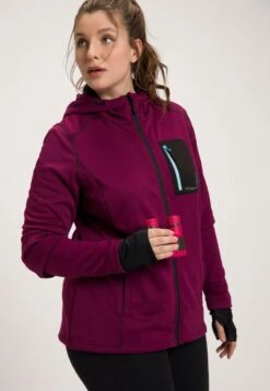 Ulla Popken Sweatjacke - Brombeere -Ulla Popken ac336caaf4964af0b8a9826e84ad7691