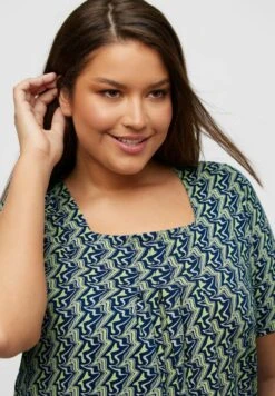 Ulla Popken T-Shirt Print - Bleu Foncé -Ulla Popken adcb69c9fa7548869604001a8ccb5137