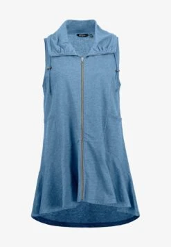 Ulla Popken Weste - Blue Denim -Ulla Popken ae31ee9c07444c7c9d8a00e713152201