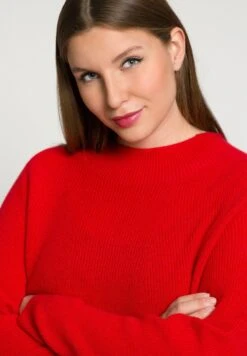 Ulla Popken Strickpullover - Baksteenrood -Ulla Popken ae4bd171acd945a7a9e53b667eeec811