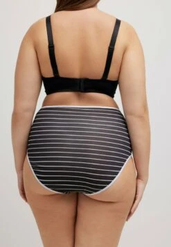 Ulla Popken MAXI LOT DE 3 RAYURES TAILLE HAUTE - Slip - Black -Ulla Popken af2df7fda96b4bd69943023bfe1155b8