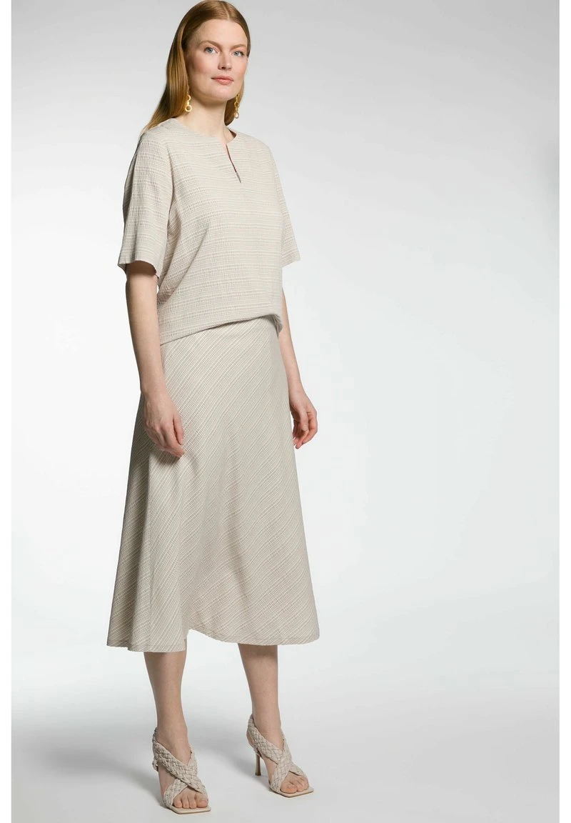 Ulla Popken A-Linien-Rock - Zand 4 Ulla Popken A-Linien-Rock - Zand – Bild 2