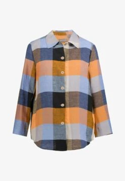 Ulla Popken Hemdbluse - Camel Multi -Ulla Popken b062e1edbeb64f9d84aa40d88441ff4d