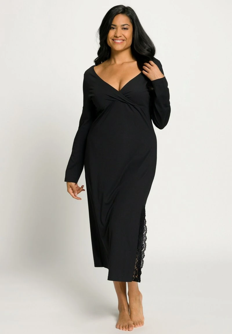 Ulla Popken Nachthemd - Zwart 3 Ulla Popken Nachthemd - Zwart