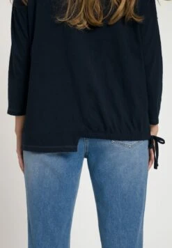 Ulla Popken Langarmshirt - Marine -Ulla Popken b0ceca9b18ef44f19391657dd6dbd7bf