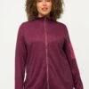 Ulla Popken Strickjacke - Fuchsia Roze