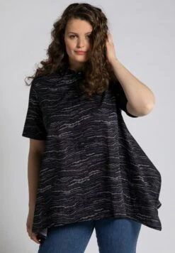 Ulla Popken Hemdbluse - Schwarz -Ulla Popken b1660be29bd044269323b2342b710cbe 1