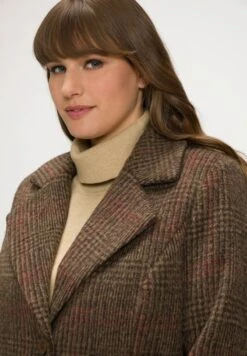 Ulla Popken Klassischer Mantel - Mahonibruin -Ulla Popken b22aff18a96f432cb0ba6c4469bd7761