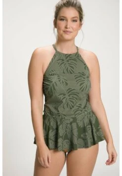 Ulla Popken Badeanzug - Lodengrün