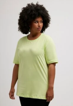 Ulla Popken T-Shirt Basic - Limettengrün -Ulla Popken b3008ad6ce9d4788aec7aa6138de52de