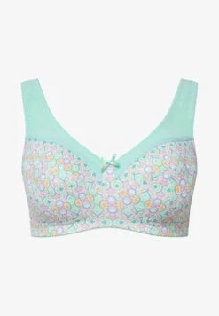 Ulla Popken IMPRIMÉ FANTAISIE SANS ARMATURES. BO - T-Shirt BH - Aigue Marine -Ulla Popken b38dadeecaca4a08827144b39fb8039d