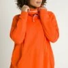 Ulla Popken BELLIEVA - Sweatshirt - Mandarine -Ulla Popken b49c1dc7613a4445a23ea12e38e04c4a