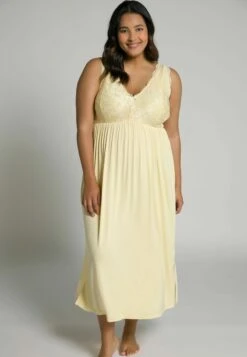 Ulla Popken Nachthemd - Sandgelb -Ulla Popken b4add95afa884de5bcfe06177fabbff9 1