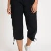 Ulla Popken Cargohose - Schwarz -Ulla Popken b4bb2fd6b46a4401ab0290730cca49c3