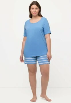 Ulla Popken PANEL SET - Nachtwäsche Set - Light Blue -Ulla Popken b5321440cc824a89a4879668c8fbf067 1