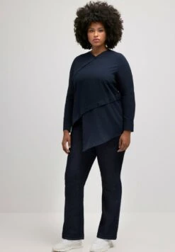 Ulla Popken Bluse - Navy Blue