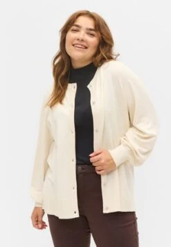 Ulla Popken Strickjacke - Mildes Taupe -Ulla Popken b7ad6f78e2134164a882fd3744da11fb