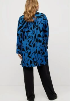 Ulla Popken Hemdbluse - Stahlblau -Ulla Popken b7d99ebdc04e4ffa8582159e69c8dd23