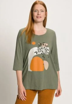 Ulla Popken Langarmshirt - Vijvergroen -Ulla Popken b8652f0ee8814f86bdb2407a89c25f71 1