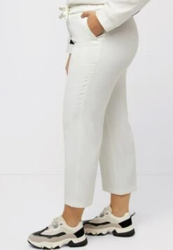 Ulla Popken 7/8 BÜGELFALTEN ELASTIKBUND BINDEBAND - Jogginghose - Offwhite 11 Ulla Popken 7/8 BÜGELFALTEN ELASTIKBUND BINDEBAND - Jogginghose - Offwhite -Ulla Popken b86f11ddb356434db6e50837d8ad4062