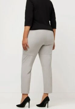 Ulla Popken Stoffhose - Gris Clair Chiné -Ulla Popken b8abd526e10f4c32874c67e755d8386d