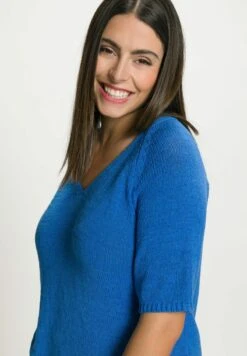 Ulla Popken T-Shirt Basic - Indigo 10 Ulla Popken T-Shirt Basic - Indigo -Ulla Popken b941785a11d3405eaffe9c7b9caca2f5