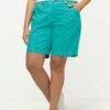 Ulla Popken STYLE CONFORTABLE - Shorts - Turquoise -Ulla Popken ba2c078b1f304cc6a338fa3f14231e0a