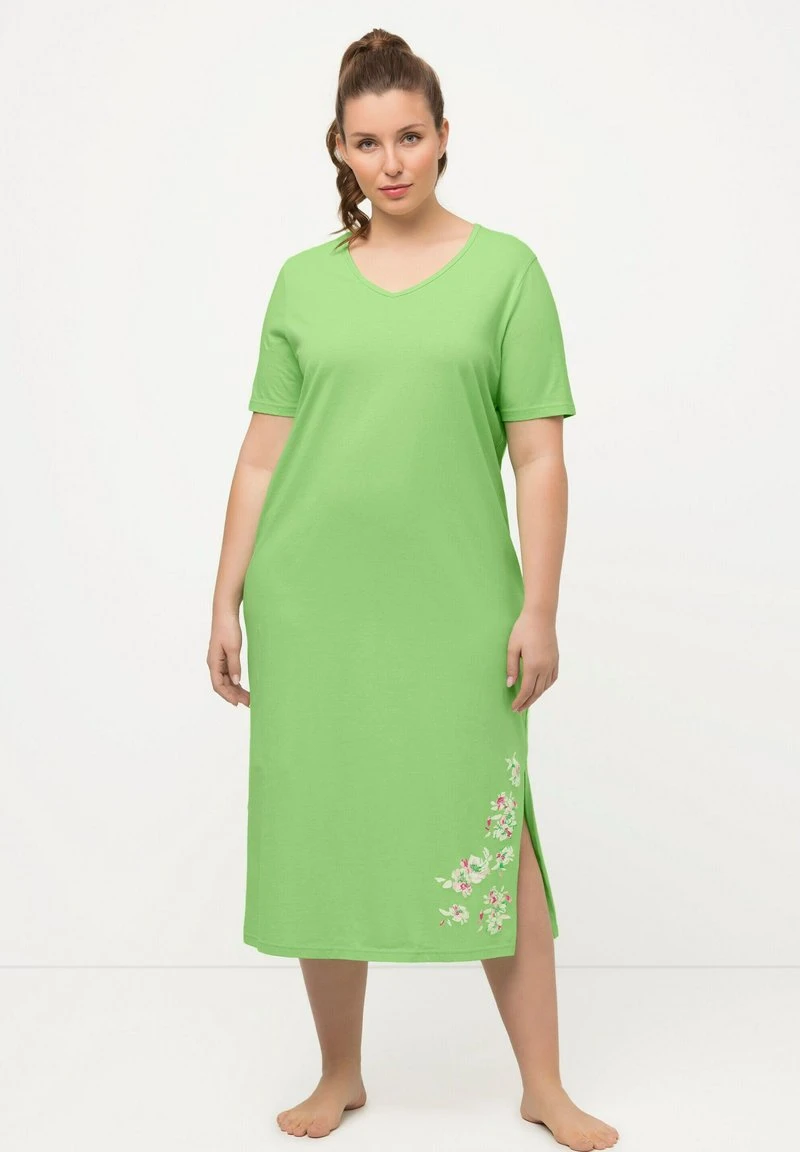 Ulla Popken Nachthemd - Heldergroen 3 Ulla Popken Nachthemd - Heldergroen