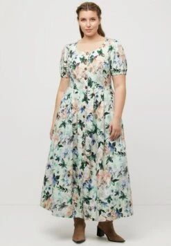 Ulla Popken MANCHES COURTES BOUFFANTES - Freizeitkleid - Turquoise Pâle 12 Ulla Popken MANCHES COURTES BOUFFANTES - Freizeitkleid - Turquoise Pâle -Ulla Popken ba77fb6d9a2a415488f8c3e04fe273db 1